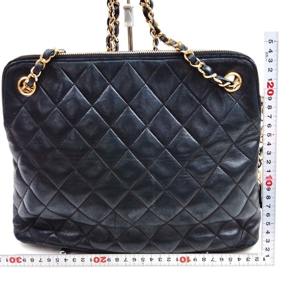 Chanel Matrasse Black Lamb Skin - Picture 2 of 11